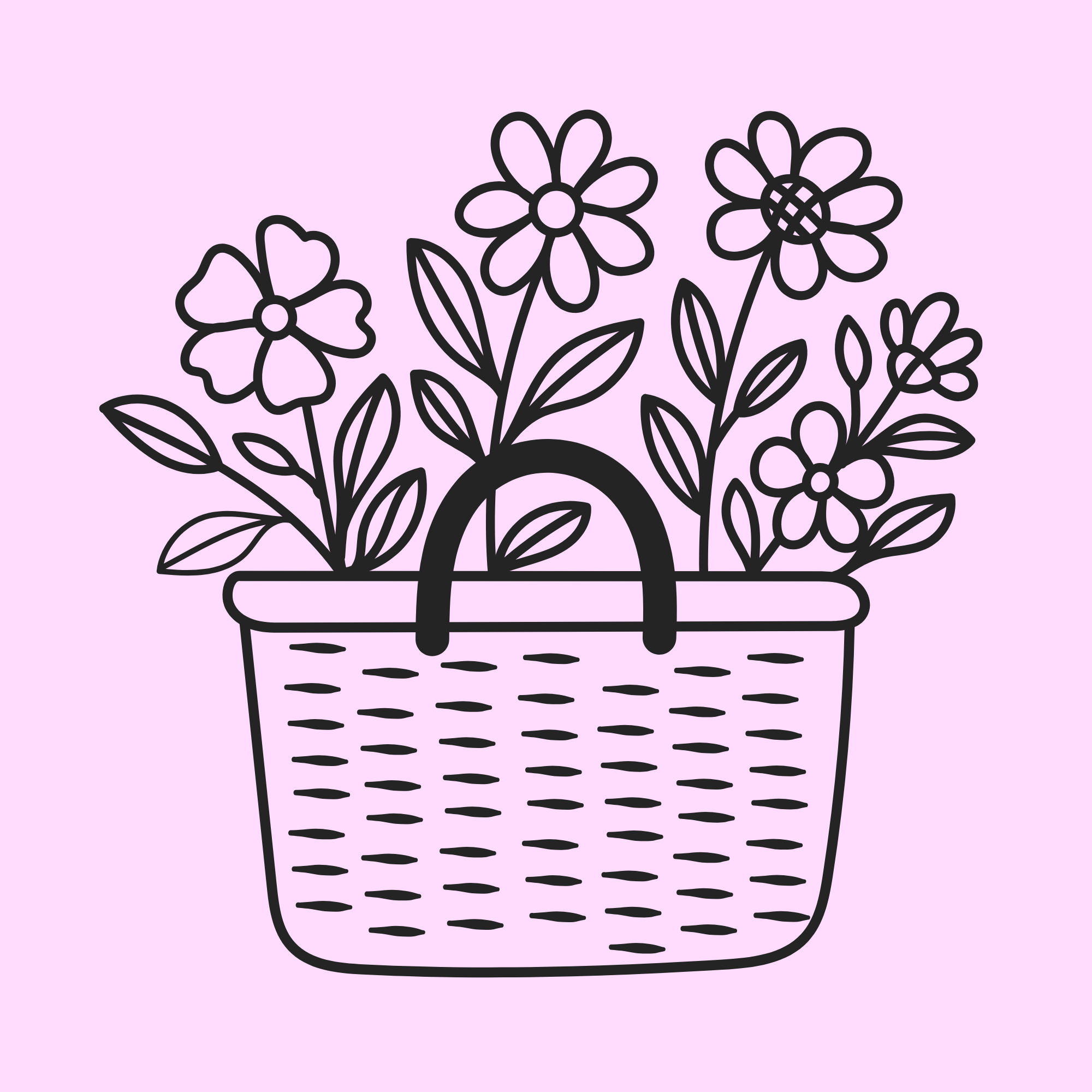 Pink Basket