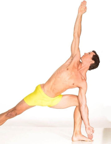 Men’s Bikram yoga shorts, sweatproof Lycra fit  – Mike-0